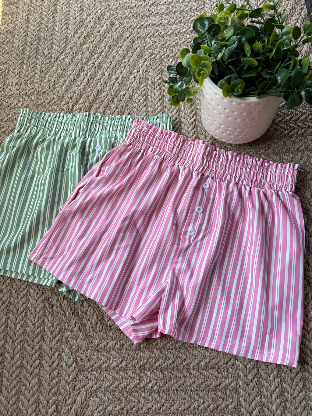 Pretty in Pink Striped Boxer Short